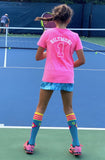 Teal Blue & Neon Pink Knee High Socks