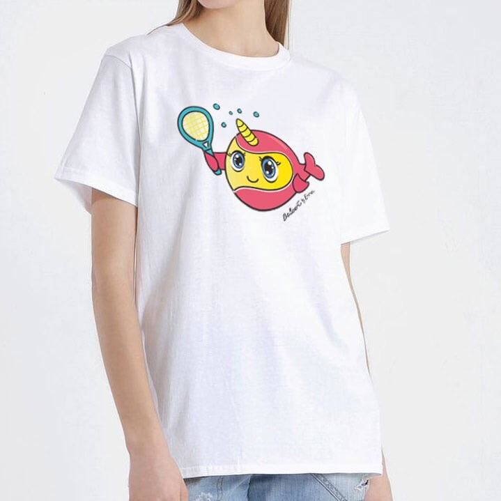 White T-shirt Pink